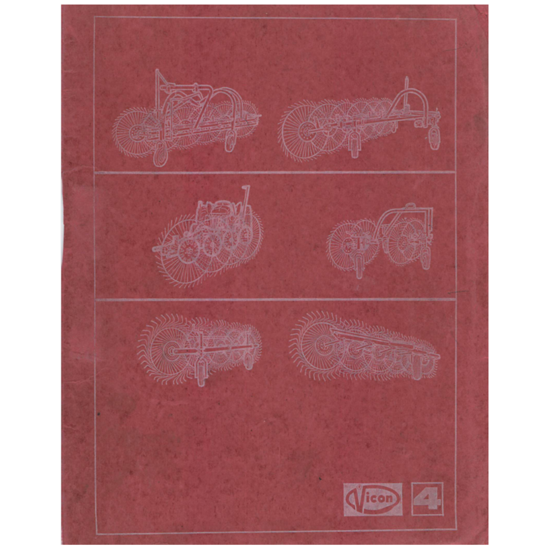 Vicon E12 HKG, HKE-4 & E31 HKE-5 Hay Rake Parts Catalogue